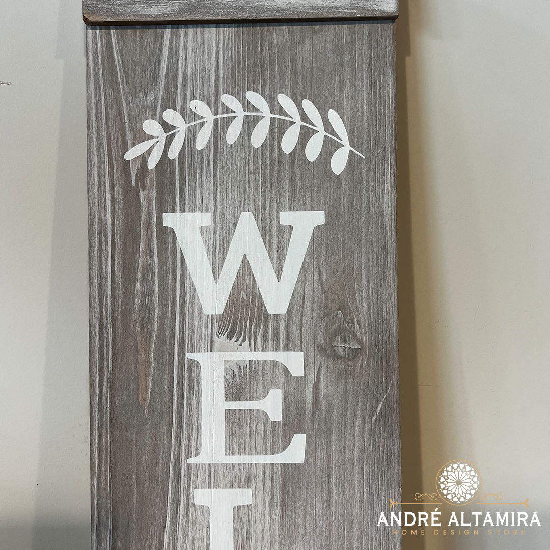 CUADRO DECORATIVO WELCOME VERTICAL