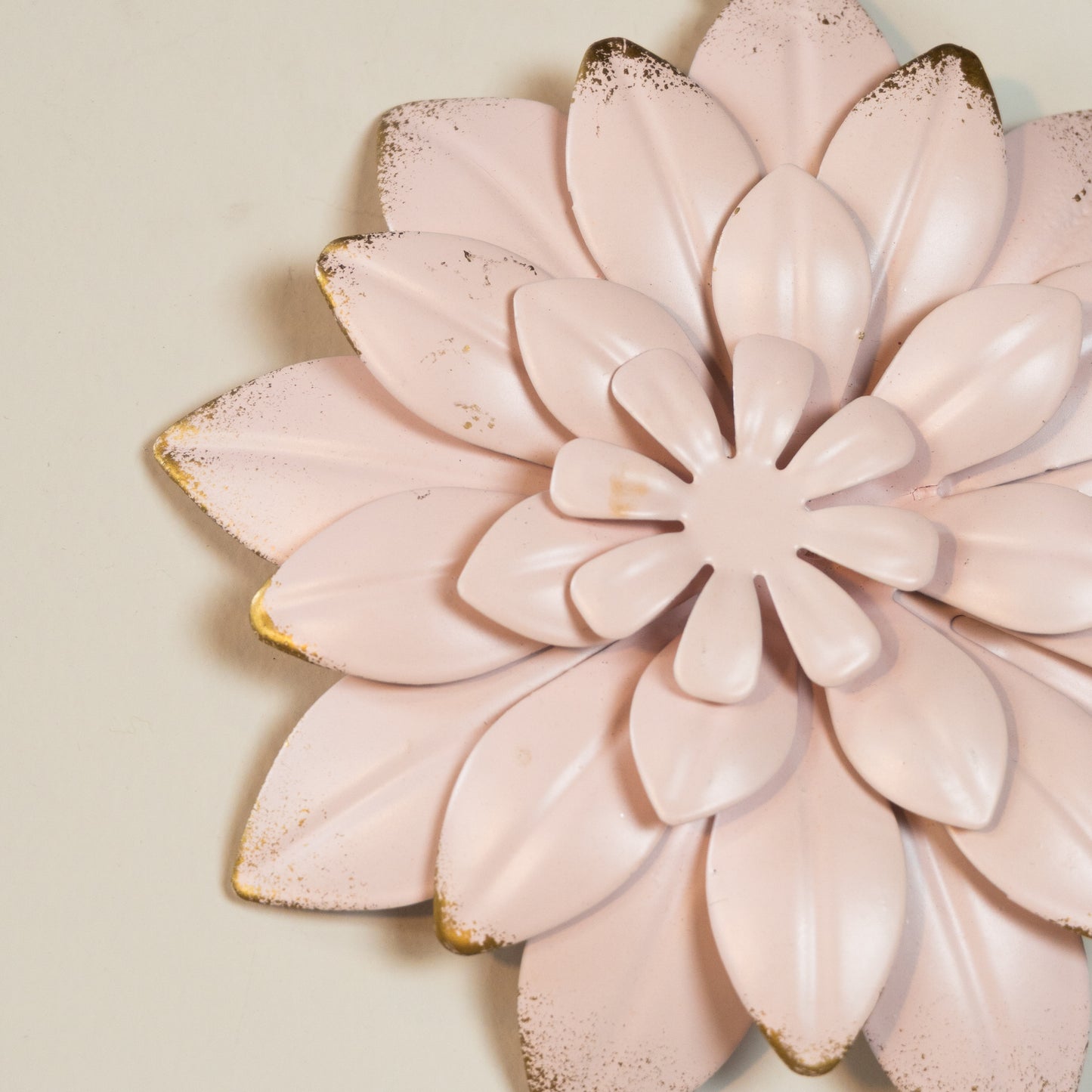 APLIQUE DECORATIVO FLOR PARA PARES COLOR ROSA