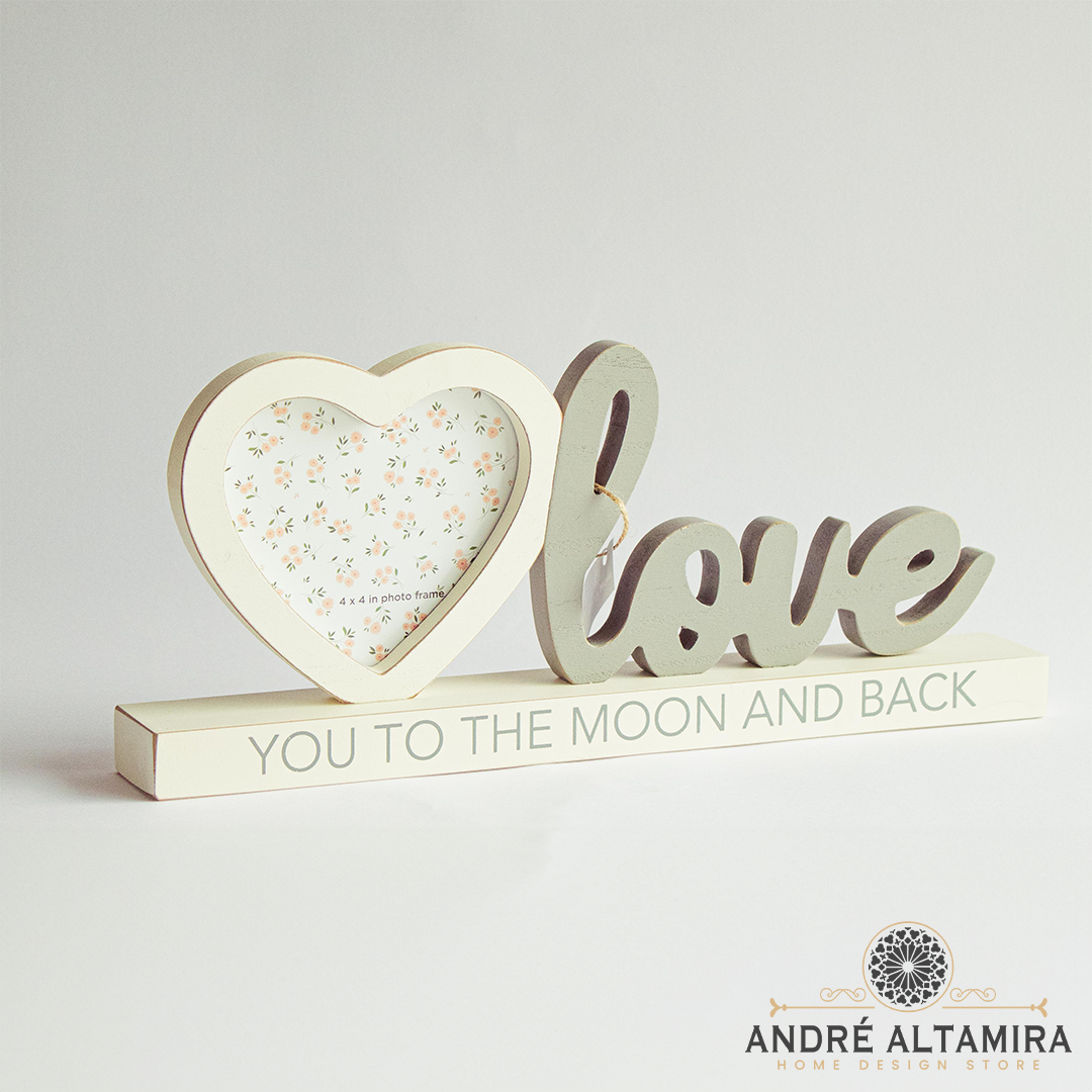 PORTA RETRATO EN FORMA DE CORAZÓN
