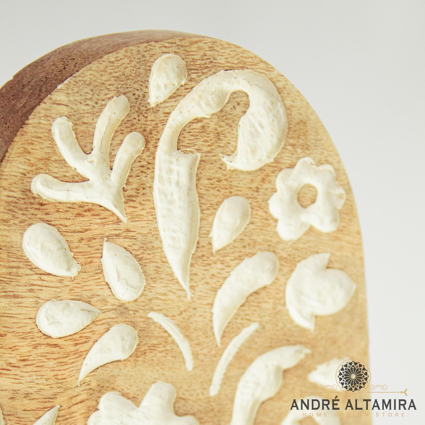 ADORNO DECORATIVO DE MADERA CORAZÓN