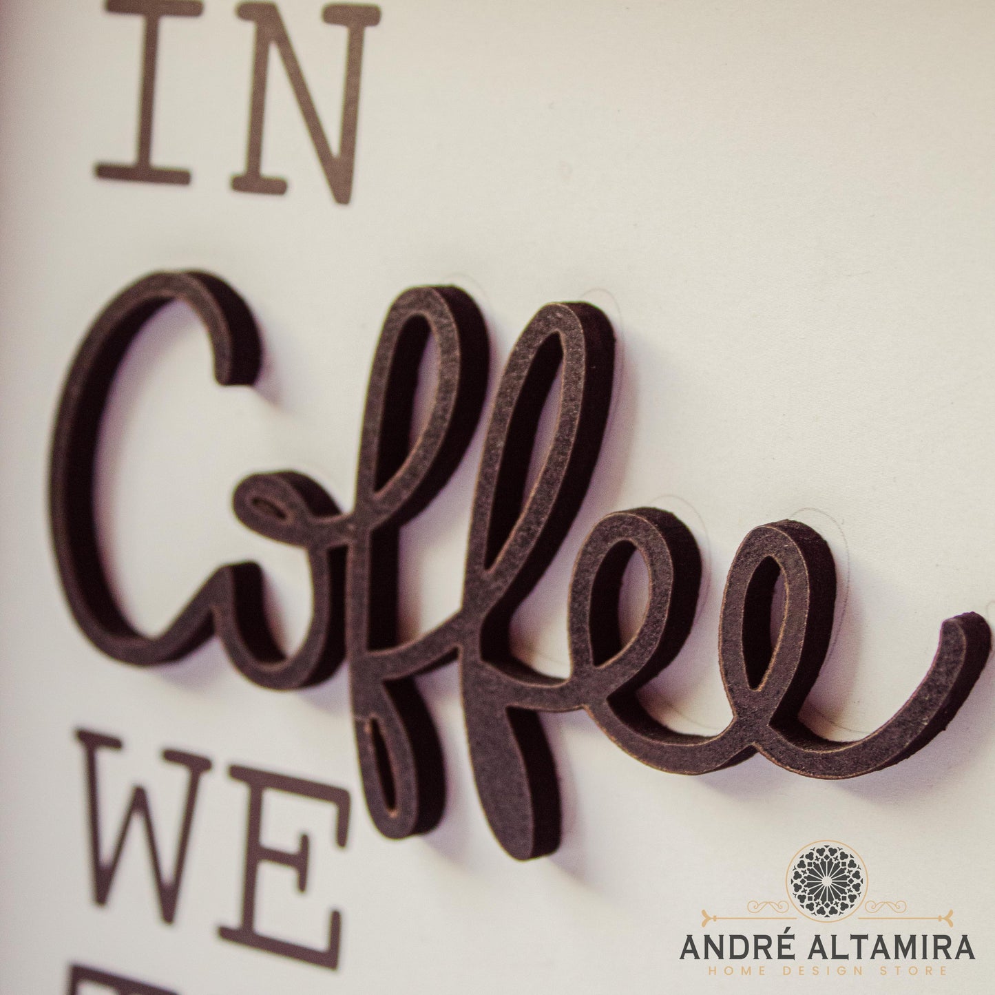 CUADRO COFFEE POINT NEGRO