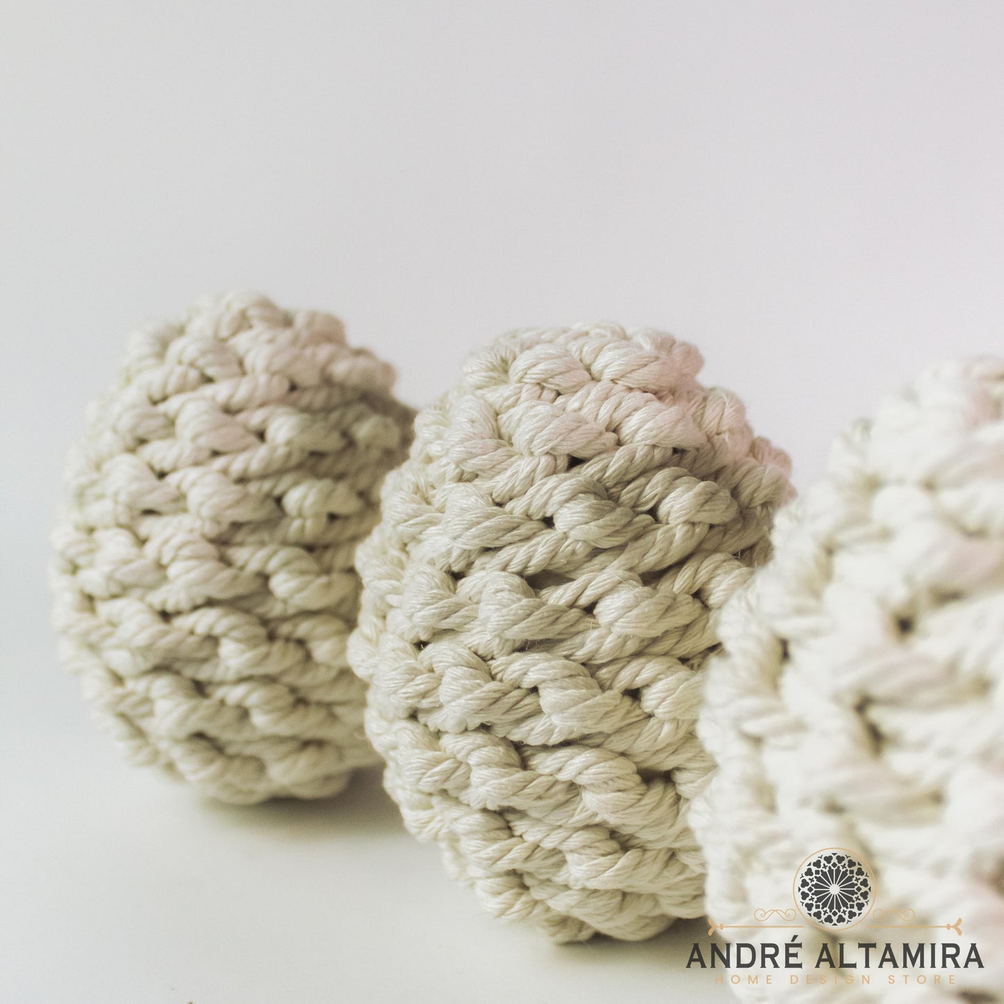 FORMA DECORATIVA DE FIBRA NATURAL