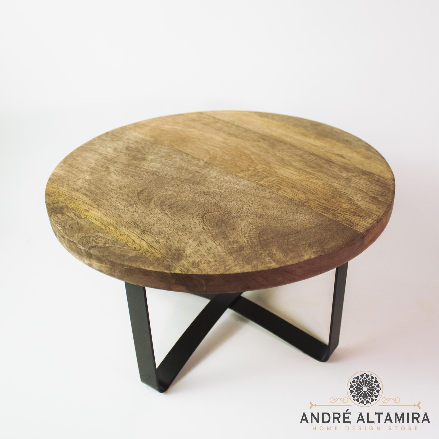 BASE PARA PLANTA MADERA/METAL 28CM X 15CM