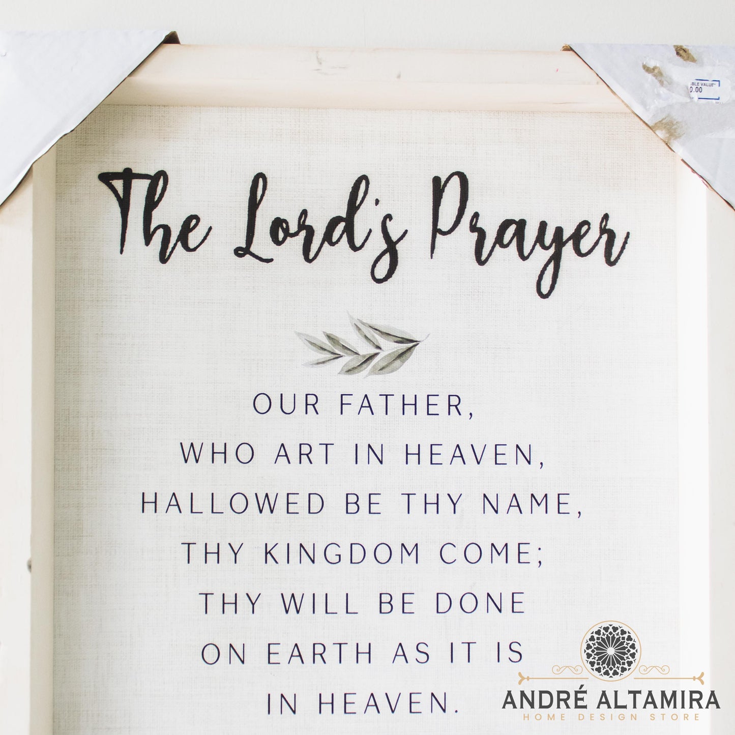 CUADRO PARA PARED THE LORD'S PREAYER