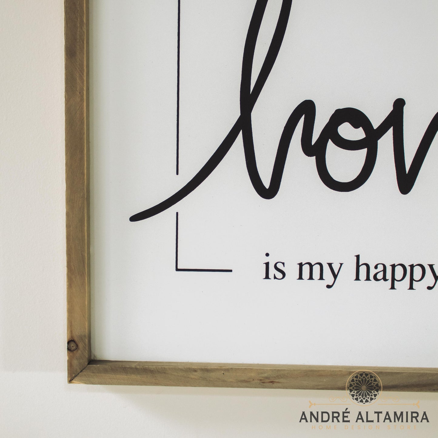CUADRO DECORATIVO HOME IS MY HAPPY PLACE
