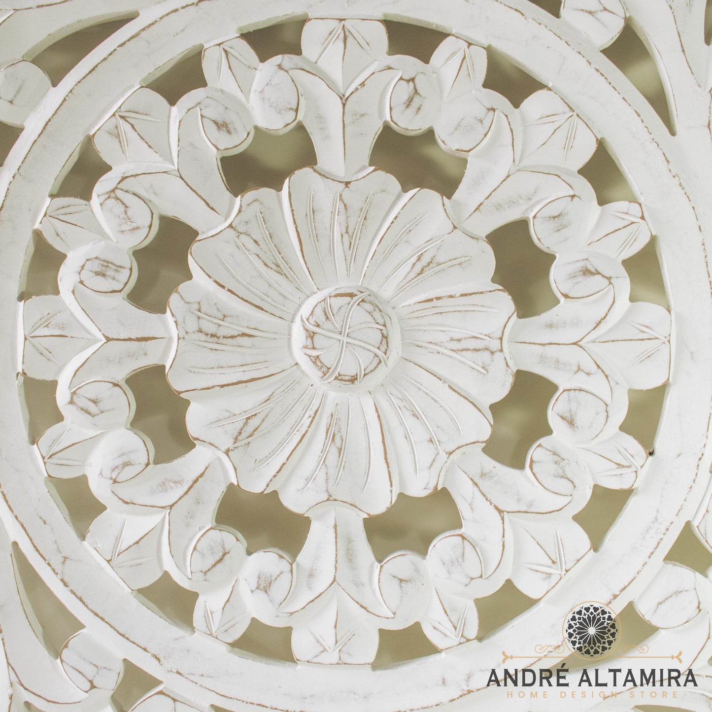 CUADRO DECORATIVO DE MADERA REDONDO