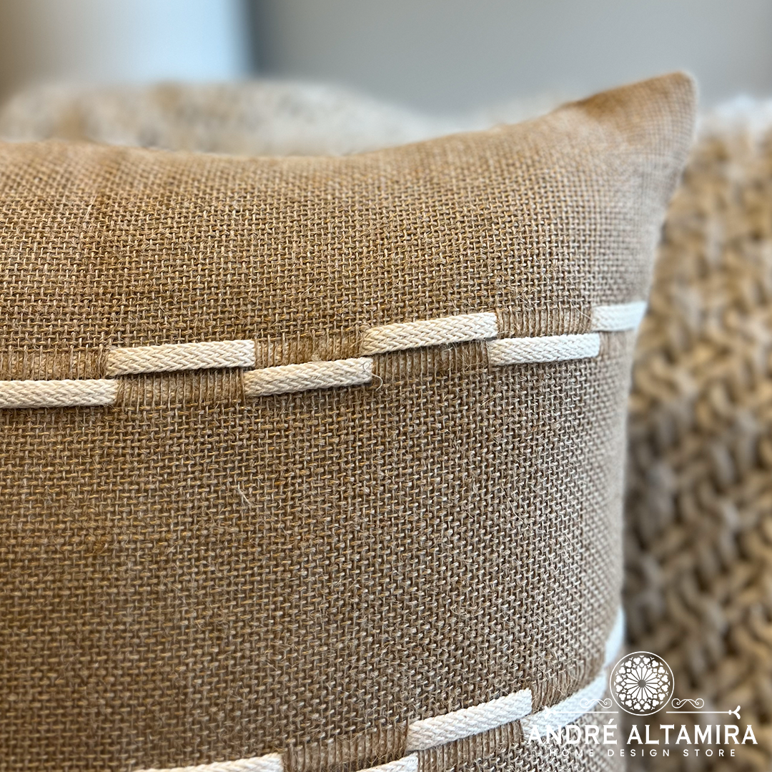 COJIN DECORATIVO YUTE CORDON