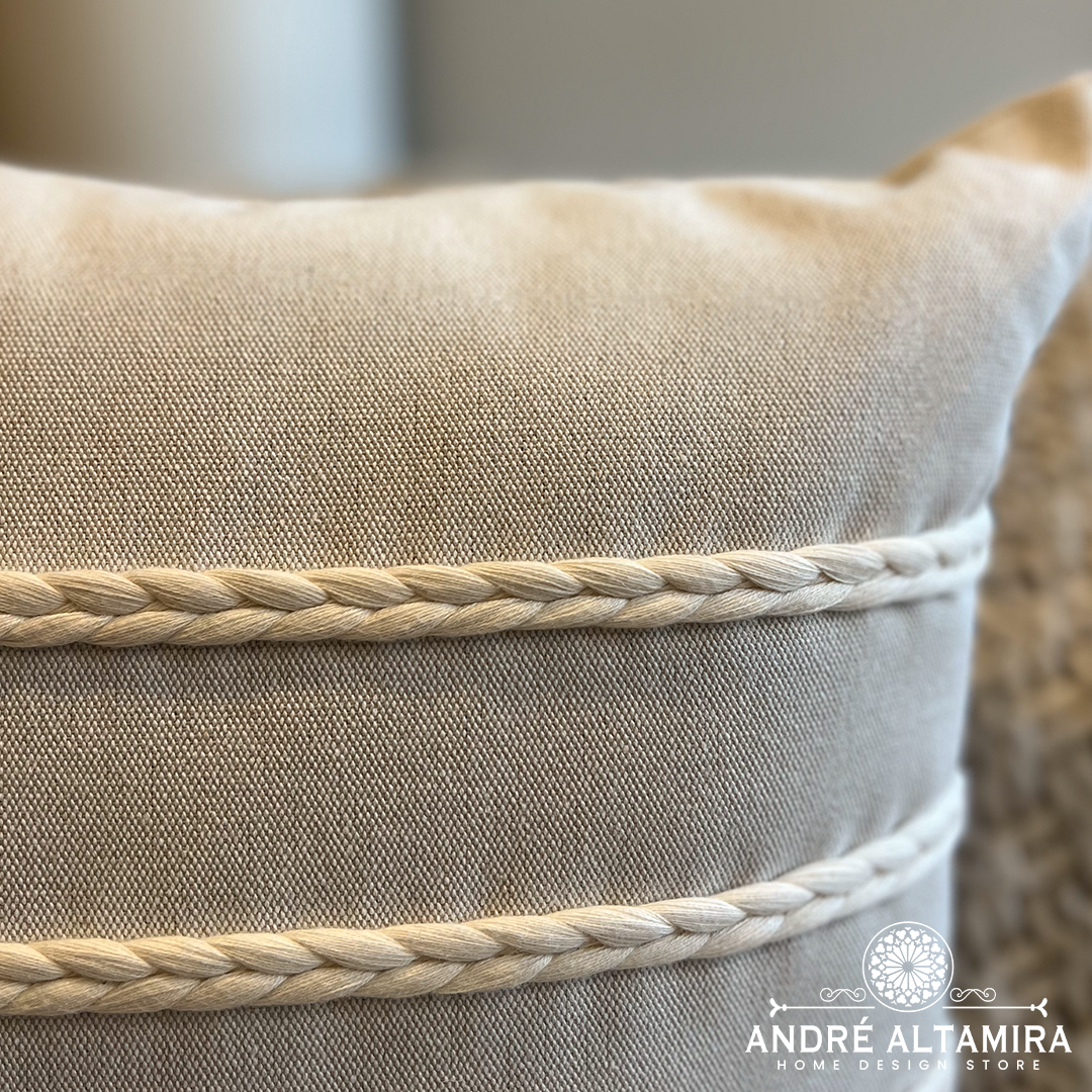 COJIN DECORATIVO CORDON LINEAS