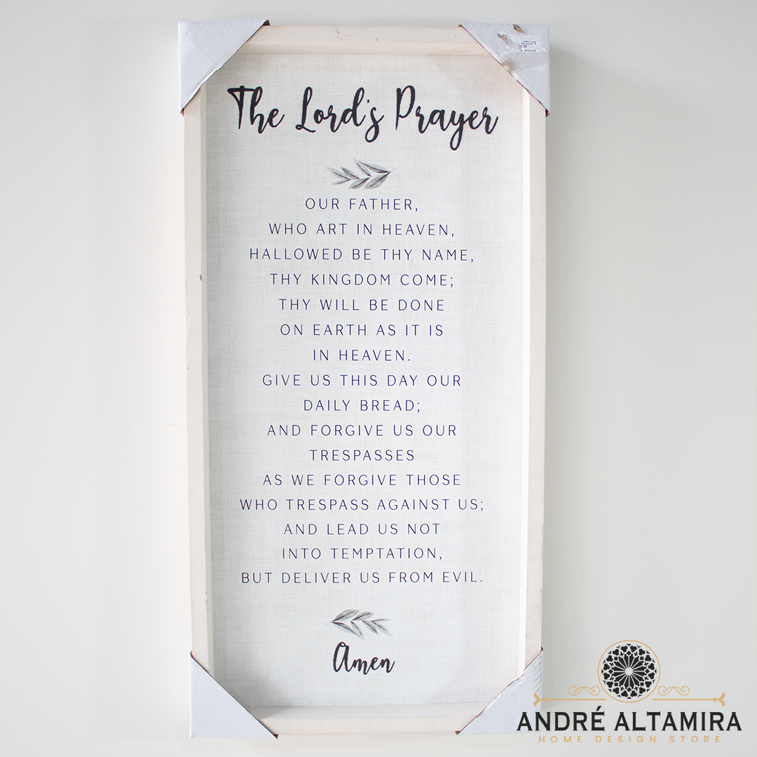 CUADRO PARA PARED THE LORD'S PREAYER