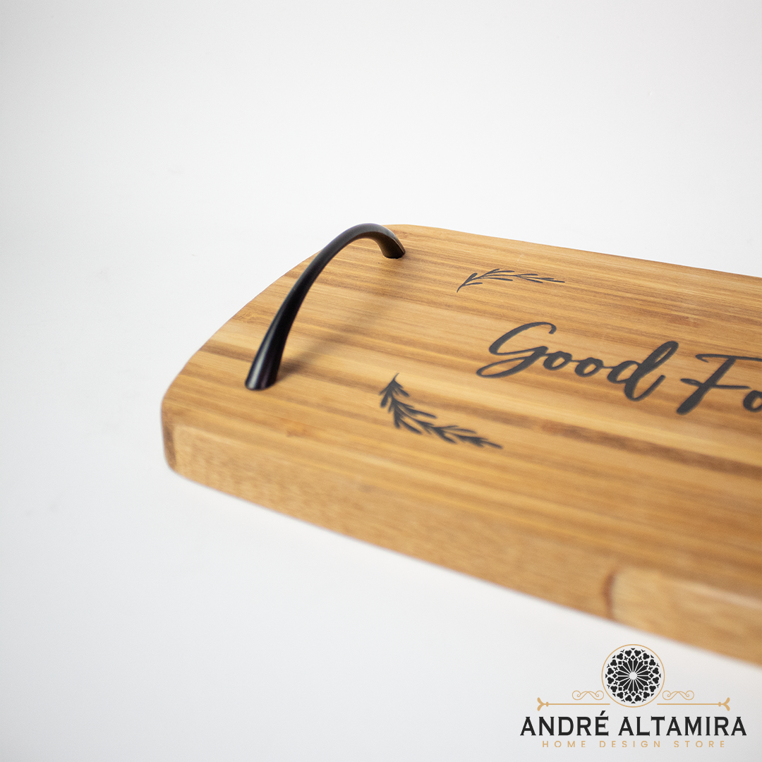 MARIDAJE BOARD MADERA DE BAMBOO CON MANIJA
