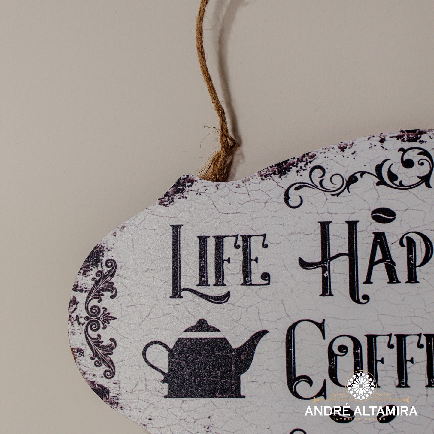 CUADRO DECORATIVO WALL COFFEE HELPS
