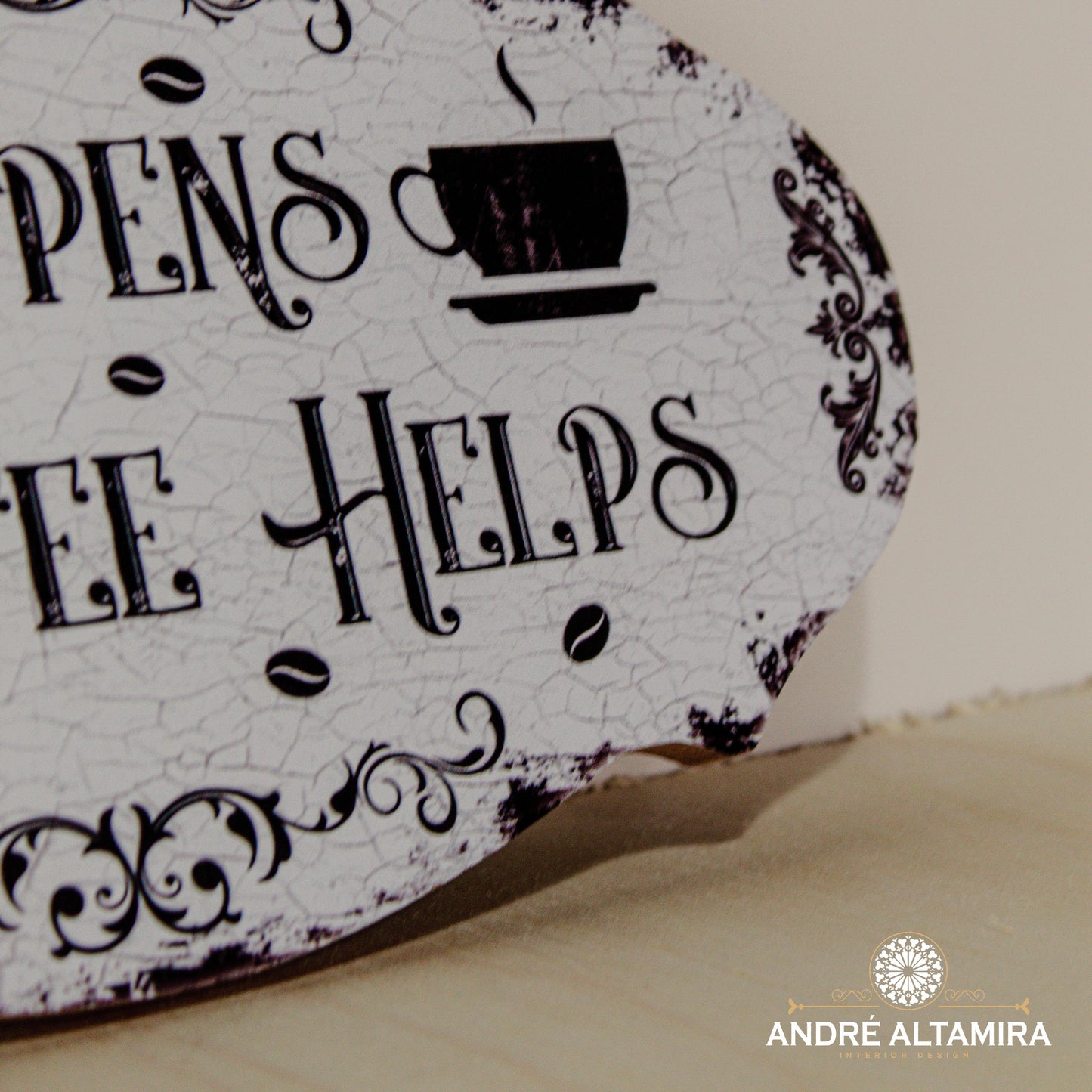 CUADRO DECORATIVO WALL COFFEE HELPS