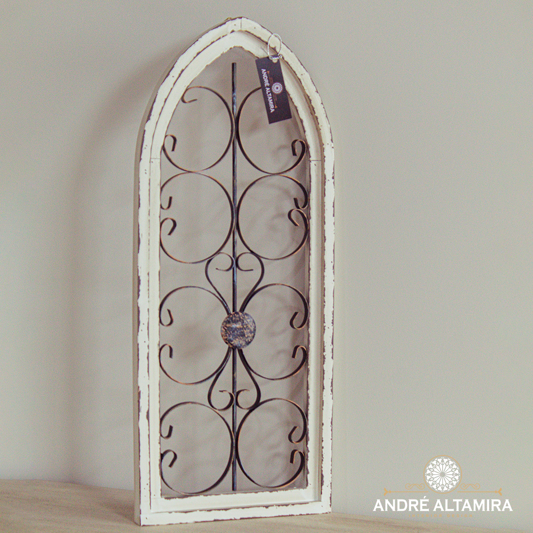 CUADRO DECORATIVO DE MADERA Y METAL