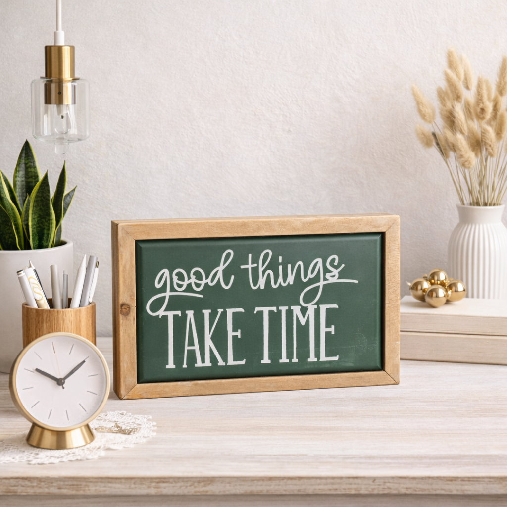 ADORNO DECORATIVO DE PARED TAKE TIME