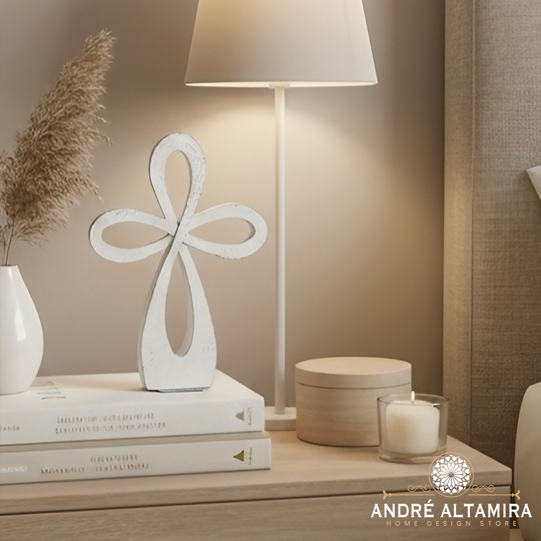 CRUZ DECORATIVA BLANCA