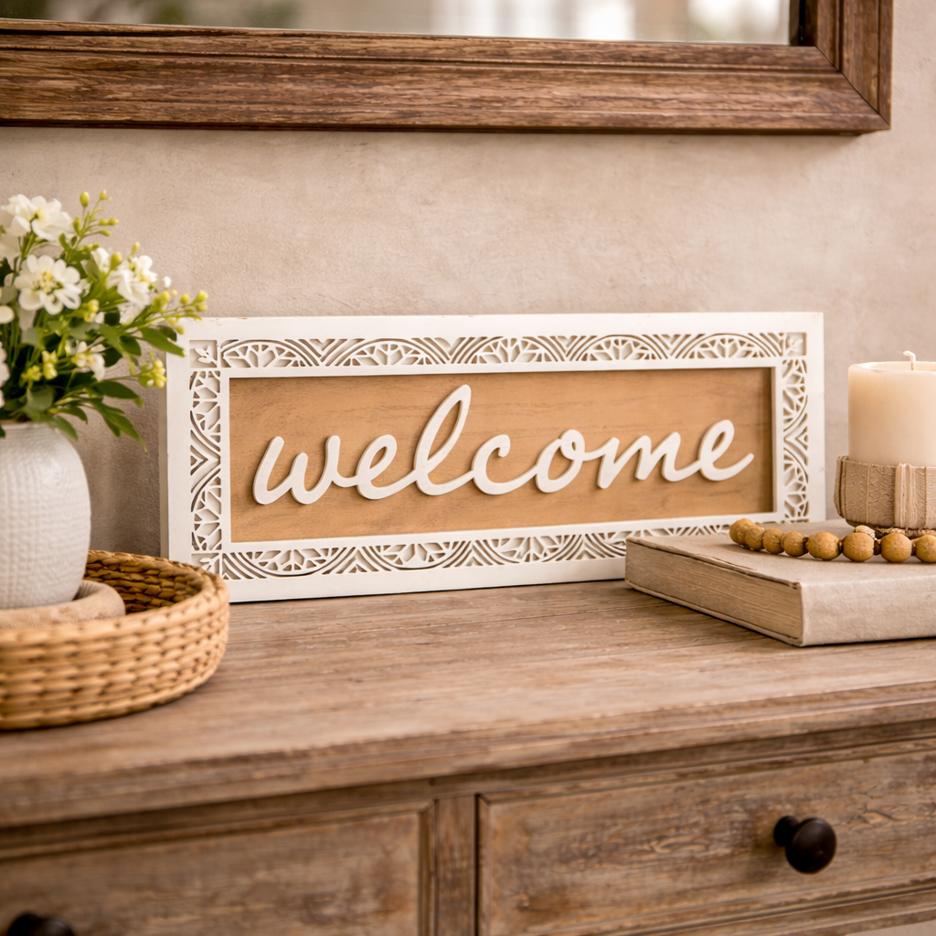 CUADRO DECORATIVO WELCOME