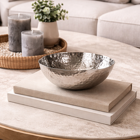 BOWL DECORATIVO PLATA