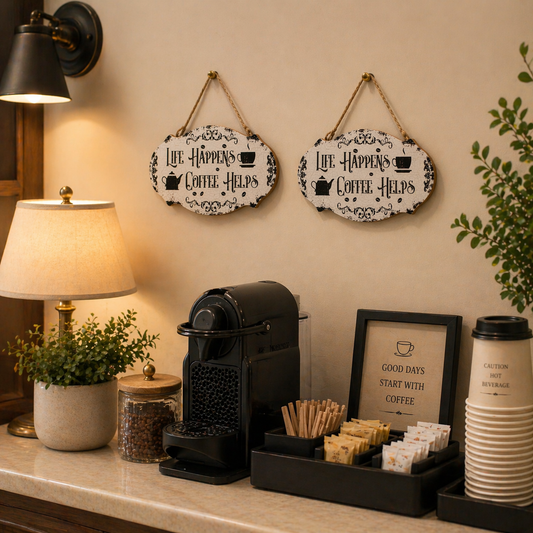 CUADRO DECORATIVO WALL COFFEE HELPS