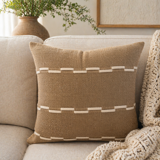 COJIN DECORATIVO YUTE CORDON