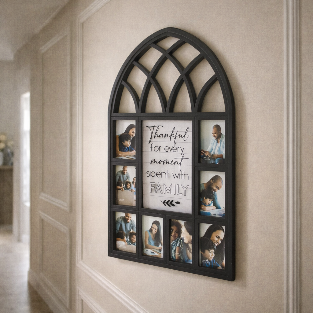 CUADRO DECORATIVO PARA FOTOGRAFIAS DE PARED NEGRO