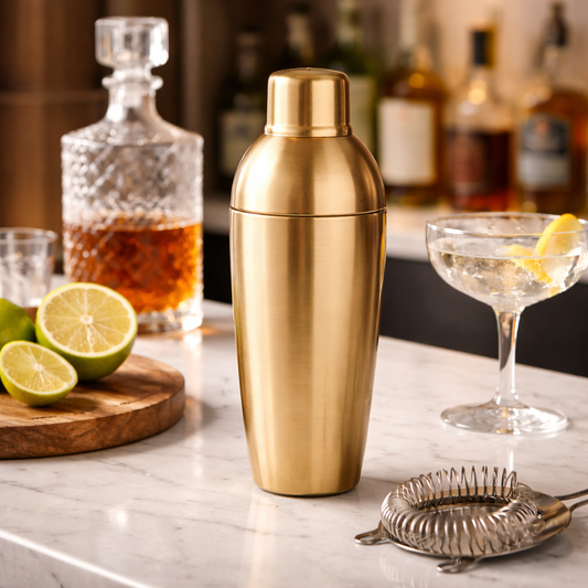 COCKTAIL SHAKER DORADO MATE