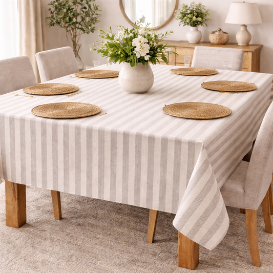 COBERTOR DE MESA RECTANGULAR DE ALGODON