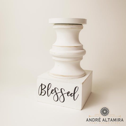 PORTA VELA BLESSED 27CM ALTURA