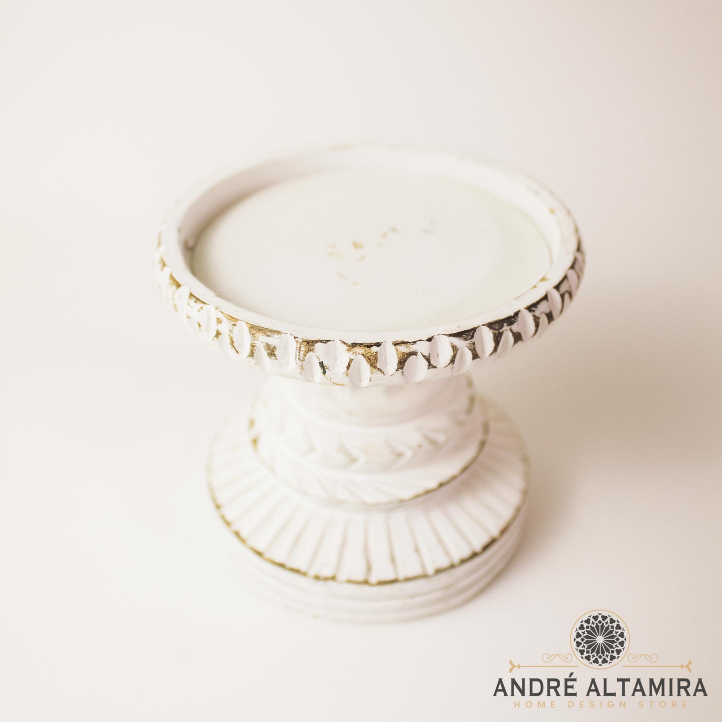 CANDELABRO VINTAGE BLANCO