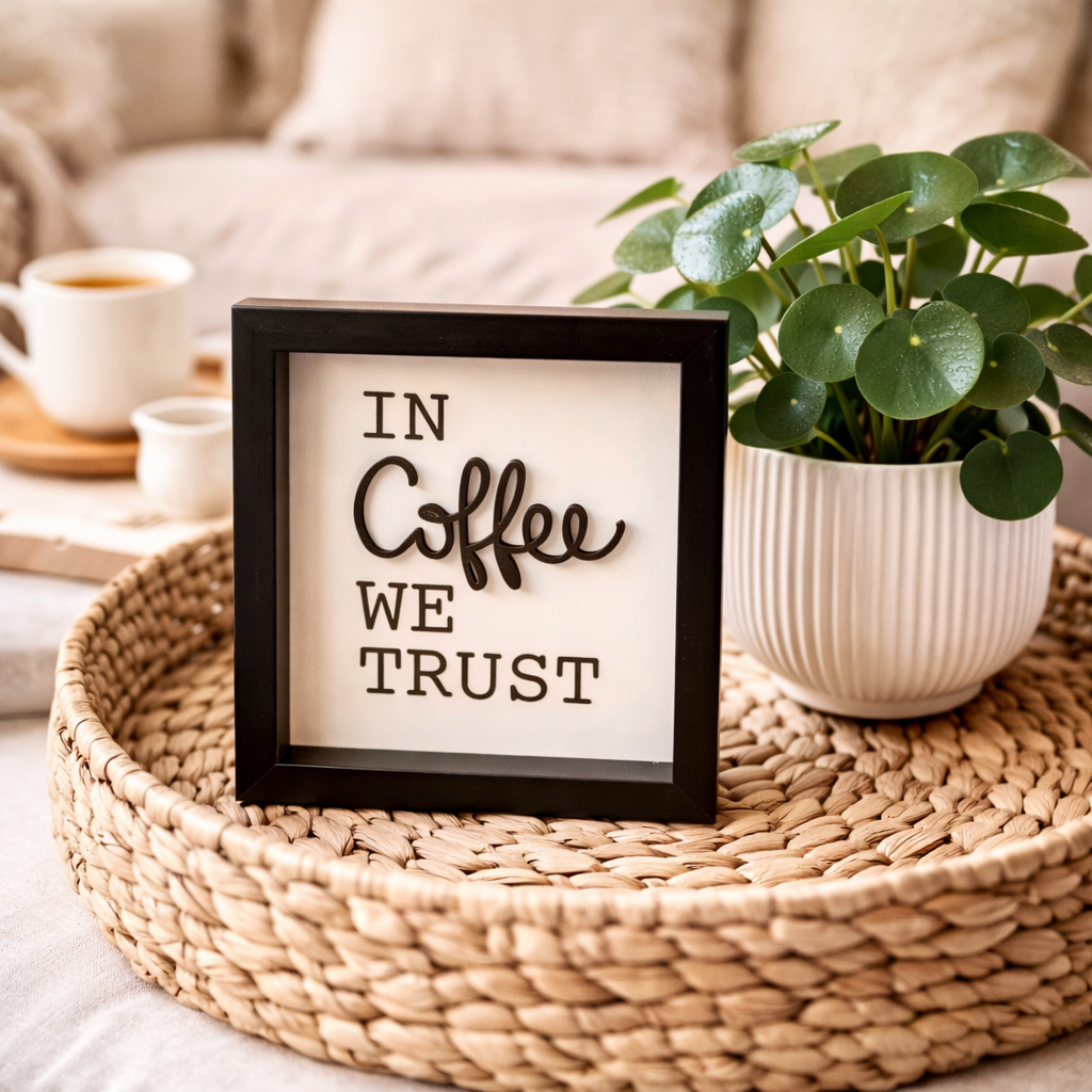 CUADRO COFFEE POINT NEGRO