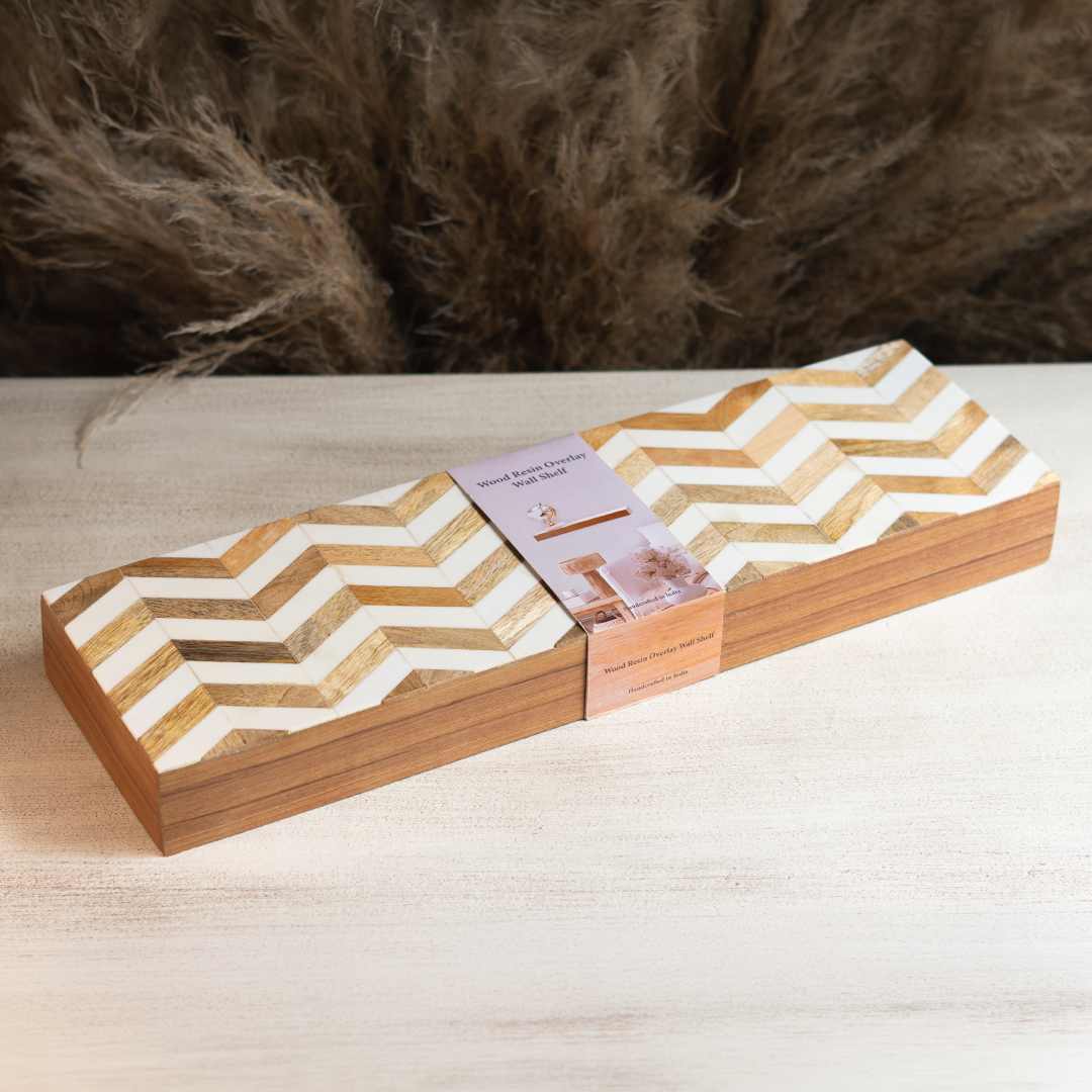 REPISA DECORATIVA PARA PARED ZIG ZAG