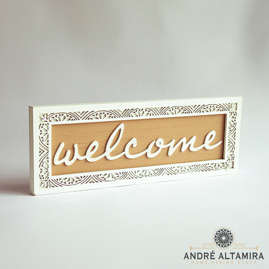 CUADRO DECORATIVO WELCOME